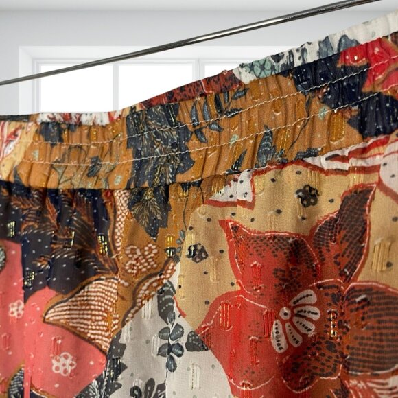 Johnny Was Jade Stephanie XL Tiered Boho Maxi Skirt Patchwork L79921 Silk Blend - Picture 8 of 13